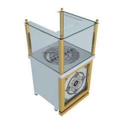 Karacasan Плита серии 900 Künefe и Börek со шкафом, 70x70x85 см, LPG - Karacasan