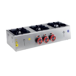 طباخ Karacasan Eco 3 شعلة بيئية، غاز طبيعي - Karacasan