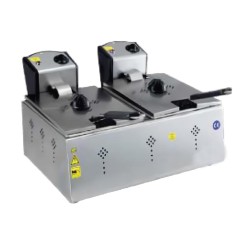 Karacasan Economic Fryer, 5+5 L, Electric - Karacasan