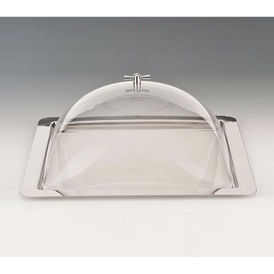 Zicco ZCP-145 Akrilik Kapaklı Çelik Altlı Fanus, 6x46 cm - 1