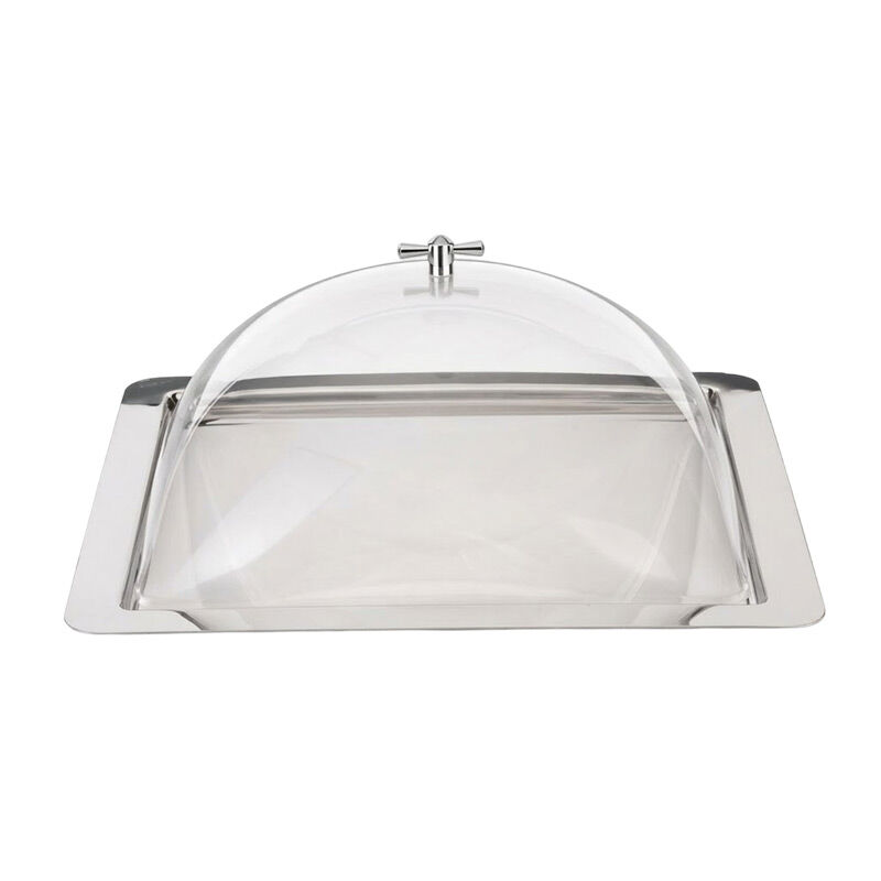 Zicco ZCP-145 Akrilik Kapaklı Çelik Altlı Fanus, 46x46 cm - Zicco