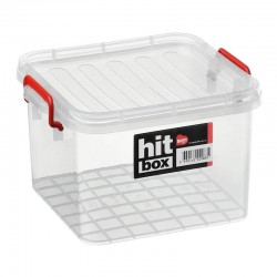 Bora Plastik Hit Box Kasa, 6 L, Şeffaf - Bora Plastik