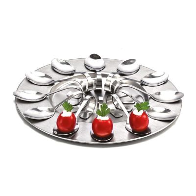 Zicco ZKC-2798 Tepsili Havyar Kaşık Takımı - 1