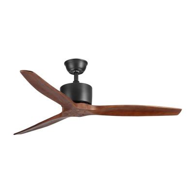 Kaşkar - Taflan F52238 Tavan Vantilatörü, Uzaktan Kumandalı, 132 cm, Siyah - Kahverengi - 1