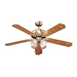 Kaskar - Taflan M52022L Ceiling Fan, 132 cm, Tumbled - Taflan