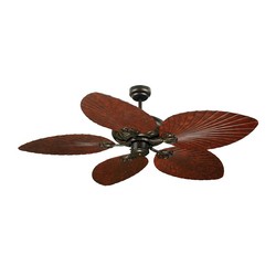 Kaskar - Taflan T52041 Ceiling Fan, 132 cm, Brown - Taflan