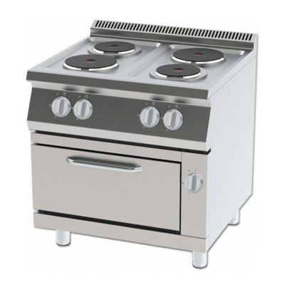 Kayalar 700 Seri Fırınlı Kuzine, 4'lü, 80x74x85 cm, Elektrikli - 1