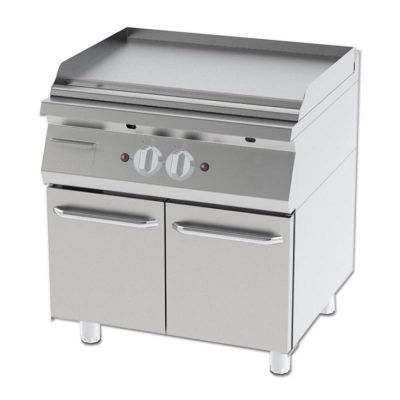 Kayalar 900 Seri Dolaplı Düz Pleyt Izgara, 80x93x85 cm, LPG+Doğalgazlı - 1