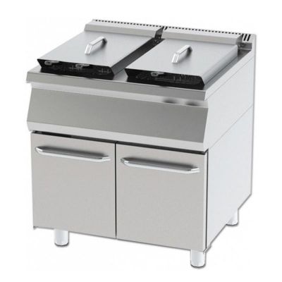 Kayalar 900 Seri Dolaplı Fritöz, 30+30 L, LPG+Doğalgazlı - 1