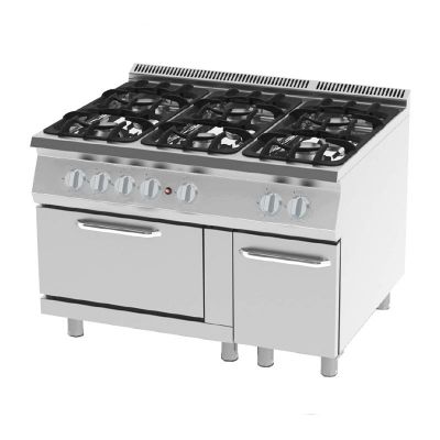 Kayalar 900 Seri Fırınlı Kuzine, 6'lı, 120x93x85 cm, LPG+Doğalgazlı - 1