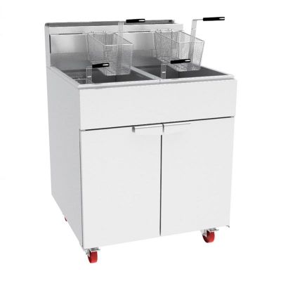 Kayalar 900 Seri Tekerlekli Fritöz, 35+35 L, Gazlı - 1