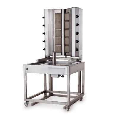 Kayalar Alttan Motorlu Döner Ocağı, Arabalı, 5+5 Radyanlı, Doğalgazlı - 1