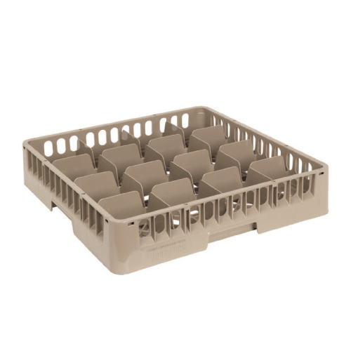 Kayalar Bardak Basketi, 16 Bölmeli, 500x500x100 mm, Kahverengi - (Outlet Ürünü) - KM Kayalar