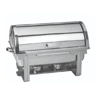 Kayalar Chafing Dish, Roll Top Kapaklı, Ekonomik, Jel Yakıtlı - 1
