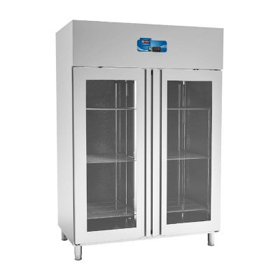 Kayalar Dikey Tip Buzdolabı, Cam Kapılı, 1334 L, 2 Kapılı - 1