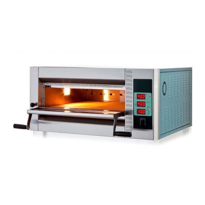 Kayalar E6301W 30 cm x 6 Pizza Kapasiteli Tek Katlı Dijital Pizza Fırını, Elektrikli - 1