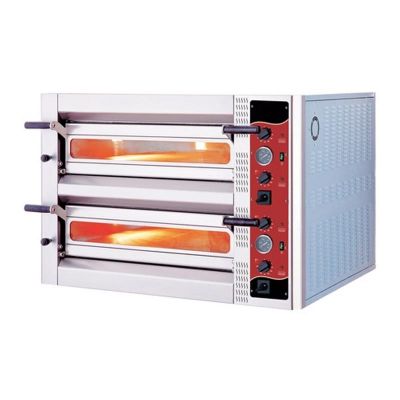 Kayalar E6352DA 35 cm x 6+6 Pizza Kapasiteli Çift Katlı Analog Pizza Fırını, Elektrikli - 1