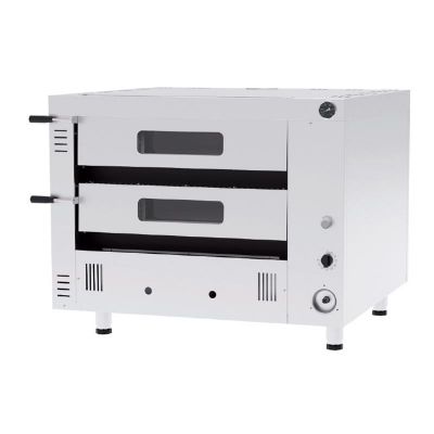 Kayalar 33 cm x 4+4 Pizza Kapasiteli Pizza Fırını, Gazlı - 1