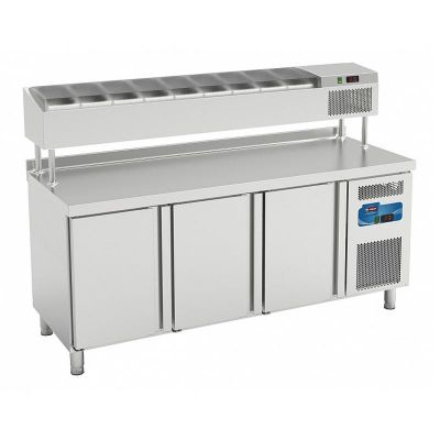 Kayalar Pizza ve Salata Hazırlık Buzdolabı, 234 L, 3 Kapılı - 1