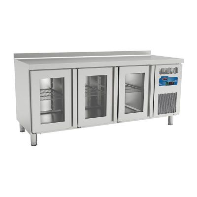 Kayalar Tezgah Tip Buzdolabı, Cam Kapılı, 360 L, 4 Kapılı, 237x70x85 cm - 1