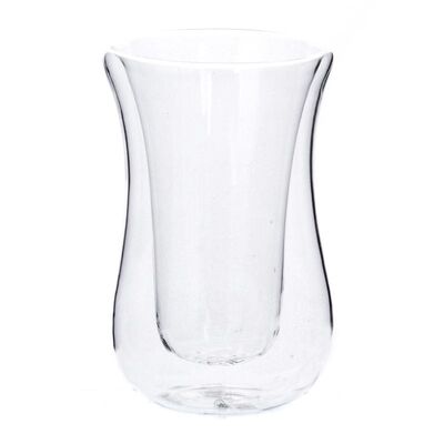 Keenmax Çift Cidarlı & Camlı 2'li Çay Bardak, 100 ml - 1