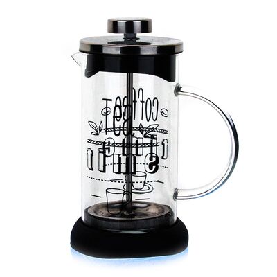 Keenmax French Press, Cam Kulplu, 350 ml - 1