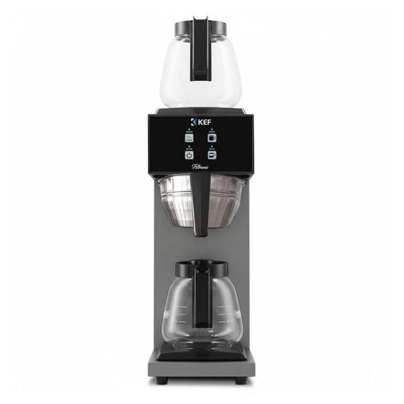 KEF Filtronic FLC 120-2 Çift Potlu Programlanabilir Filtre Kahve Makinesi, Gri - KEF