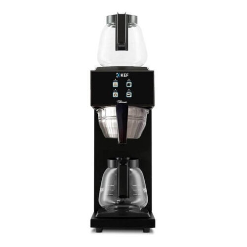 KEF Filtronic FLC 120-2 Çift Potlu Programlanabilir Filtre Kahve Makinesi, Siyah - KEF