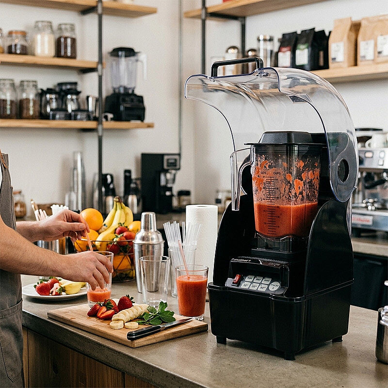 KEF TM-800AQ İzolasyonlu Bar Blender, 1.5 L, 1200 W, Siyah - KEF