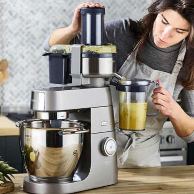 Kenwood AT641 Katı Meyve Sıkma Aparatı, 1 L, Gri - 5