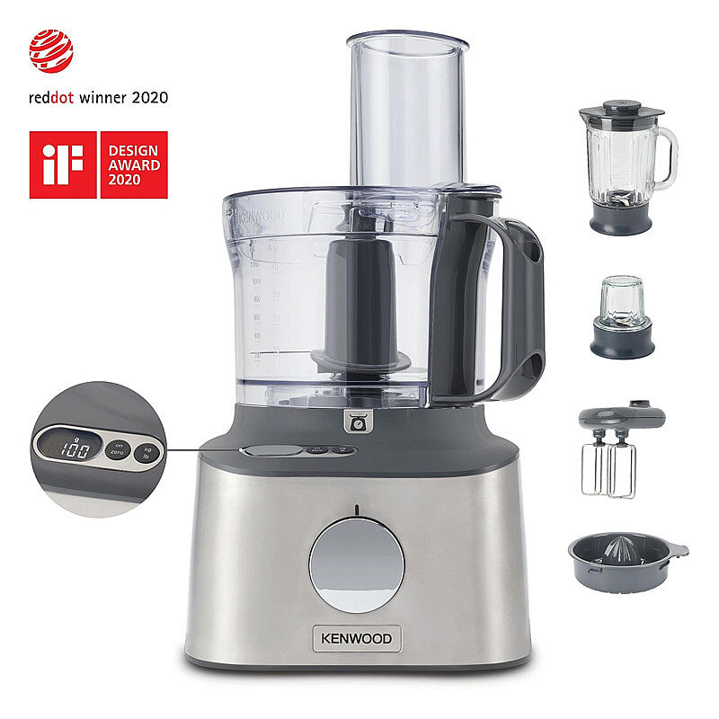 Kenwood FDM313SS Multıpro Compact + Mutfak Robotu, Gri - Kenwood