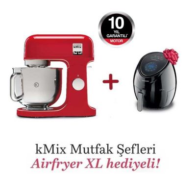 Kenwood KMX750AR kMix Mutfak Şefi, 5 L, Kırmızı - 1