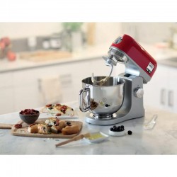 Kenwood KMX750RD KMX750RD طاهي مطبخ كيتشن شيف، 5 لتر، فضي-أحمر - 4