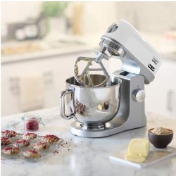 Kenwood KMX750WH طاهي مطبخ KMX750WH، 5 لتر، فضي-أبيض - 3