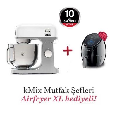 Kenwood KMX750WH kMix Mutfak Şefi, 5 L, Gümüş-Beyaz - 1