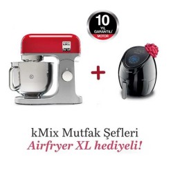 Kenwood KMX750RD kMix Mutfak Şefi, 5 L, Gümüş-Kırmızı - Thumbnail