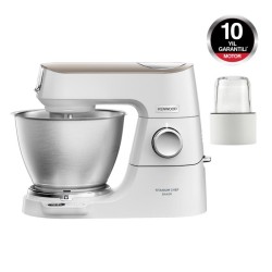 Kenwood KVC65.001WH خباز مطبخ تيتانيوم شيف شيف، 5 لتر، أبيض - 2