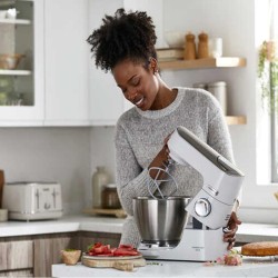 Kenwood KVC65.001WH Titanium Chef Baker Mutfak Şefi, 5 L, Beyaz - Thumbnail