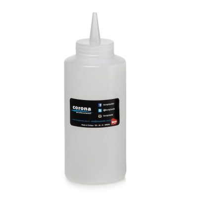 Bora Plastik Kapaklı Mayonez Şişesi, 420 ml, Şeffaf - 1