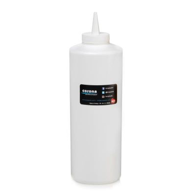 Bora Plastik Kapaklı Mayonez Şişesi, 950 ml, Beyaz - 1