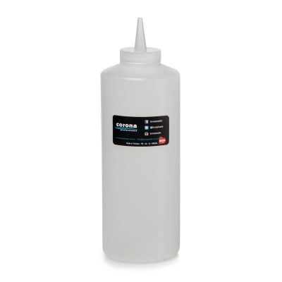 Bora Plastik Kapaklı Mayonez Şişesi, 950 ml, Şeffaf - 1