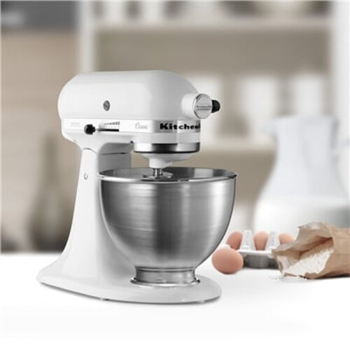 KitchenAid 5K45SS Classic Stand Mikser, 4.3 L, Beyaz - 7