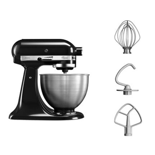 KitchenAid 5K45SS Classic Stand Mixer, 4.3 L, Black - KitchenAid (1)