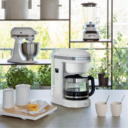 KitchenAid 5KCM1208EWH ماكينة تحضير القهوة الكلاسيكية المرشحة، 1.7 لتر، أبيض - 6