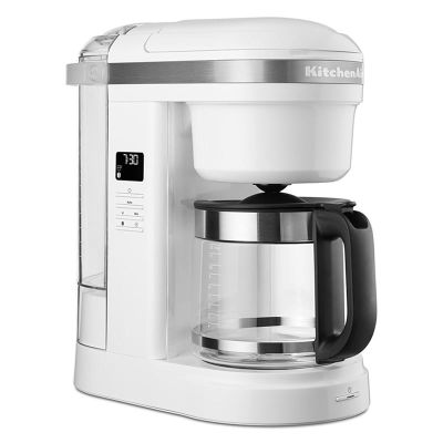 KitchenAid 5KCM1208EWH Classic Filter Coffee Machine, 1.7 L, White - KitchenAid