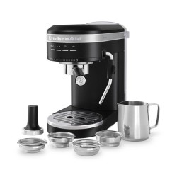 Kitchenaid 5KES6503EBK Artisan Proline Espresso Coffee Machine, Black - 3