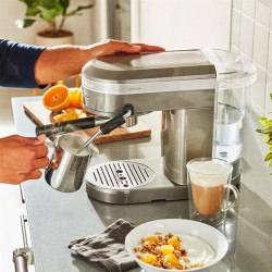 Kitchenaid 5KES6503EMS ماكينة تحضير قهوة الإسبريسو Artisan Proline، رمادي - 5