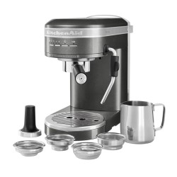 Kitchenaid 5KES6503EMS ماكينة تحضير قهوة الإسبريسو Artisan Proline، رمادي - 3