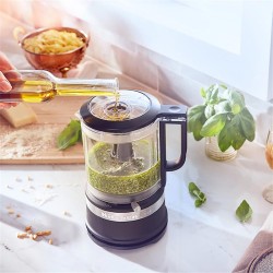 KitchenAid 5KFC0516EBM روبوت مطبخ، 1.19 لتر، أسود غير لامع - 5