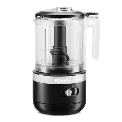 KitchenAid 5KFCB519EBM Kablosuz Mutfak Robotu, 1.19 L, Mat Siyah - 2